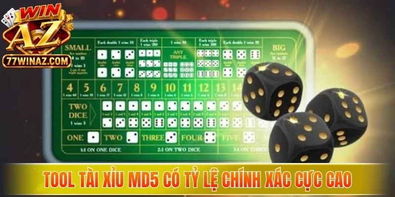 Tool Tài Xỉu MD5 thường được quảng cáo có tỷ lệ chính xác cực cao